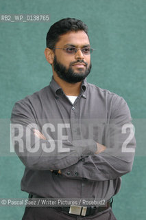 British writer and former Guantanamo Bay prisoner Moazzam Begg at the Edinburgh International Book Festival...Copyright©Pascal Saez/Writer Pictures/Rosebud2