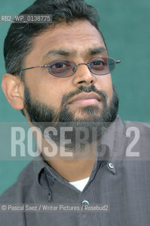 British writer and former Guantanamo Bay prisoner Moazzam Begg at the Edinburgh International Book Festival...Copyright©Pascal Saez/Writer Pictures/Rosebud2