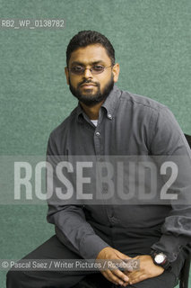 British writer and former Guantanamo Bay prisoner Moazzam Begg at the Edinburgh International Book Festival...Copyright©Pascal Saez/Writer Pictures/Rosebud2