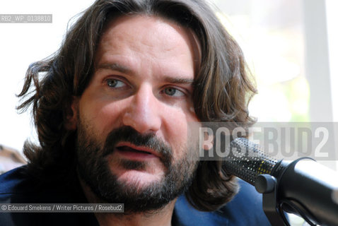 Image ID:  .Frédéric Beigbeder Author of - Au secours pardon, Grasset.at Le Meridien Hotel, Brussels..Copyright©Edouard Smekens/Writer Pictures/Rosebud2