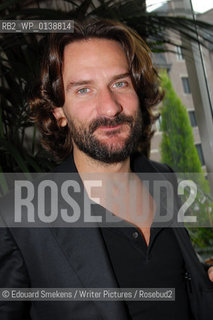 Image ID:  .Frédéric Beigbeder Author of - Au secours pardon, Grasset.at Le Meridien Hotel, Brussels..Copyright©Edouard Smekens/Writer Pictures/Rosebud2