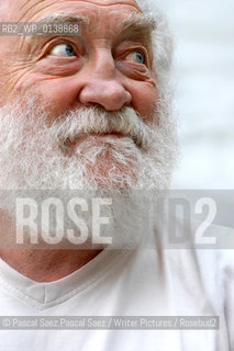 British writer and environmentalist David Bellamy at the Edinburgh International Book Festival 2003..Copyright©Pascal Saez.Pascal Saez/Writer Pictures/Rosebud2