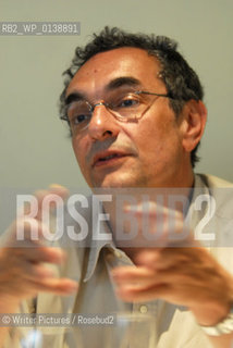 Writer and journalist Georges-Marc Benamou discusses his latest book Le©Writer Pictures/Rosebud2