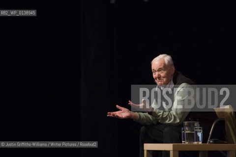 Politician and political diarist Tony Benn appears at the Guardian Hay Festival. ..copyright©Justin Griffiths-Williams/Writer Pictures/Rosebud2