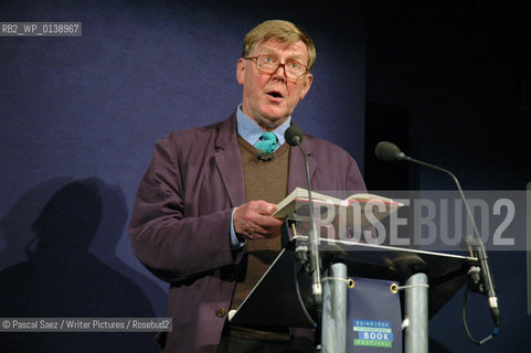 Alan Bennett, british writer ( his latest novel is The Uncommon Reader) and playwright, here at the Edinburgh International Book Festival 2007. ..Copyright©Pascal Saez/Writer Pictures/Rosebud2