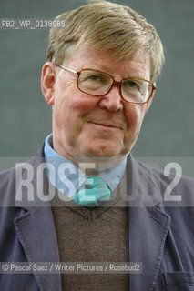 Alan Bennett, british writer ( his latest novel is The Uncommon Reader) and playwright, here at the Edinburgh International Book Festival 2007. ..Copyright©Pascal Saez/Writer Pictures/Rosebud2