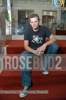 British writer John Bennett, author of Sea Otters Gambolling in the Wild, Wild Surf..The Debut Author festival at the Traverse theatre in Edinburgh....Copyright©Pascal Saez/Writer Pictures/Rosebud2