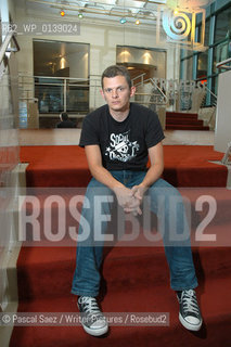 British writer John Bennett, author of Sea Otters Gambolling in the Wild, Wild Surf..The Debut Author festival at the Traverse theatre in Edinburgh....Copyright©Pascal Saez/Writer Pictures/Rosebud2