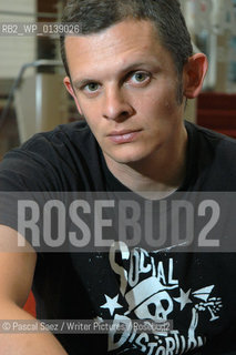 British writer John Bennett, author of Sea Otters Gambolling in the Wild, Wild Surf..The Debut Author festival at the Traverse theatre in Edinburgh....Copyright©Pascal Saez/Writer Pictures/Rosebud2