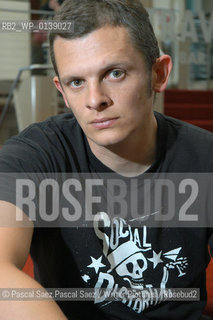 British writer John Bennett, author of Sea Otters Gambolling in the Wild, Wild Surf , at the Debut Authors Festival in Edinburgh, June 2006...Copyright©Pascal Saez.Pascal Saez/Writer Pictures/Rosebud2