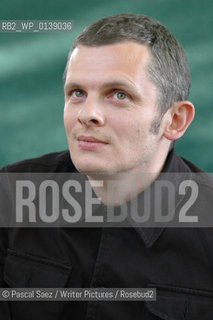 Scottish writer John Bennett at the Edinburgh International Book Festival...Copyright©Pascal Saez/Writer Pictures/Rosebud2