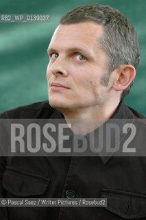Scottish writer John Bennett at the Edinburgh International Book Festival...Copyright©Pascal Saez/Writer Pictures/Rosebud2