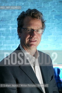 Ridley Pearson (glasses) and Dave Barry who have written a prequel to Peter Pan..Copyright©Graham Jepson/Writer Pictures/Rosebud2