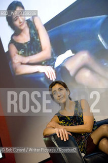 Ingrid Betancourt speaking at “Ingrid Betancourt: Even Silence Has An End.  .In conversation with John McCarthy”, Congress Centre, London, October 6, 2010. ..Copyright©Seb Cunard/Writer Pictures/Rosebud2