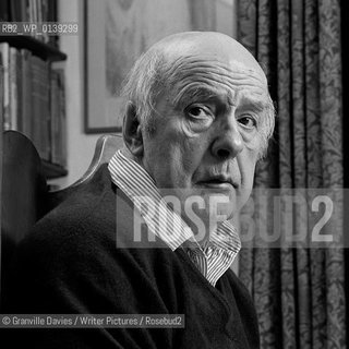 Sir John Betjeman pictured at his home in 1982..copyright©Granville Davies/Writer Pictures/Rosebud2