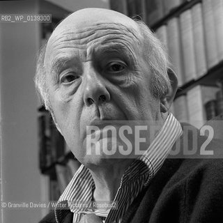 Sir John Betjeman pictured at his home in 1982..copyright©Granville Davies/Writer Pictures/Rosebud2