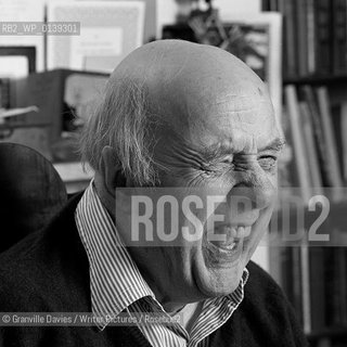 Sir John Betjeman pictured at his home in 1982..copyright©Granville Davies/Writer Pictures/Rosebud2