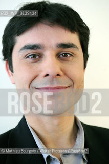 Laurent Binet, photographed in  Paris  . .copyright©Mathieu Bourgois/Writer Pictures/Rosebud2
