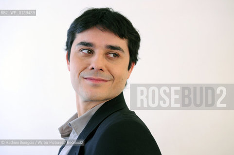 Laurent Binet, photographed in  Paris  . .copyright©Mathieu Bourgois/Writer Pictures/Rosebud2
