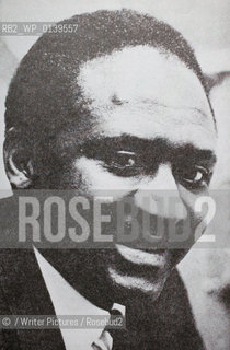 Okot pBitek, writer, born in 1930..(Taken in 1967, photographer unknown.)...Copyright©/Writer Pictures/Rosebud2