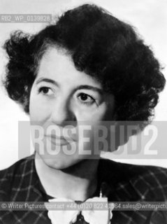 English Childrens Writer Enid Blyton photographed in the Studio in 1955..©Writer Pictures.contact +44 (0)20 822 41564.sales@writerpictures.com.www.writerpictures.com/Writer Pictures/Rosebud2