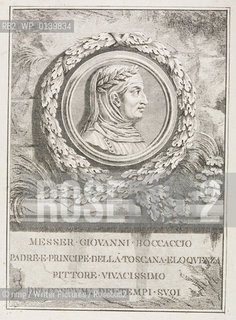 Giovanni Boccaccio (1313-1375).Italian writer..copyright©nmg/Writer Pictures/Rosebud2