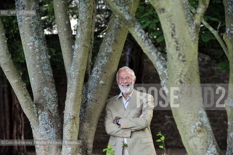 Chris Bonington at Borders Book Festival.Mountaineer Chris Bonington (right) and BBC Radio 4 Today programme presenter James Naughtie (left) at the Borders Book Festival, Melrose, Scottish Borders....copyright©Colin Hattersley/Writer Pictures/Rosebud2
