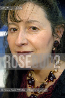 Writer Odile Bordaz at the Salon du Livre (Book Fair) in Paris, March 2006..Copyright©Pascal Saez/Writer Pictures/Rosebud2