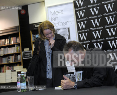 Sir Ian Botham at a book signing for his  new book My Sporting Heroes ..copyright©Nick Cunard/Writer Pictures/Rosebud2