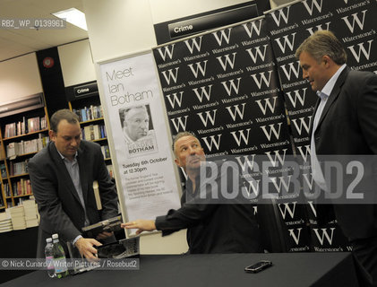 Sir Ian Botham at a book signing for his  new book My Sporting Heroes ..copyright©Nick Cunard/Writer Pictures/Rosebud2