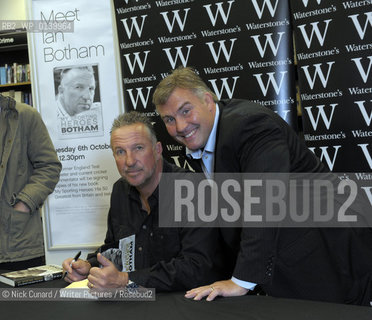 Sir Ian Botham at a book signing for his  new book My Sporting Heroes ..copyright©Nick Cunard/Writer Pictures/Rosebud2