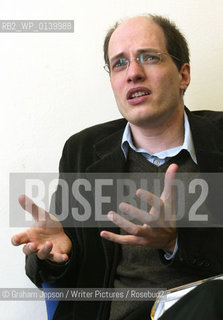 Alain de Botton, philospher, columnist author..Copyright©Graham Jepson/Writer Pictures/Rosebud2