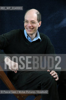 Writer and philosopher Alain de Botton at the Edinburgh International Book Festival...Copyright©Pascal Saez/Writer Pictures/Rosebud2