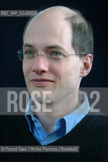 Writer and philosopher Alain de Botton at the Edinburgh International Book Festival...Copyright©Pascal Saez/Writer Pictures/Rosebud2