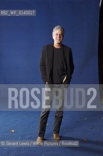 Anthony Bourdain, American chef and writer, at the 2010 Edinburgh International Book Festival. August 28, 2010..©.Geraint Lewis/Writer Pictures/Rosebud2