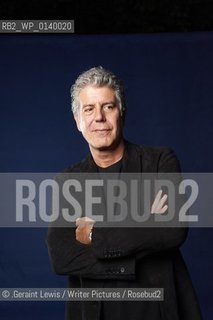 Anthony Bourdain, American chef and writer, at the 2010 Edinburgh International Book Festival. August 28, 2010..©.Geraint Lewis/Writer Pictures/Rosebud2
