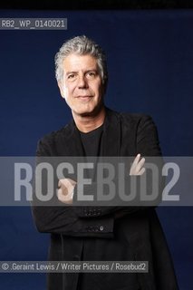 Anthony Bourdain, American chef and writer, at the 2010 Edinburgh International Book Festival. August 28, 2010..©.Geraint Lewis/Writer Pictures/Rosebud2