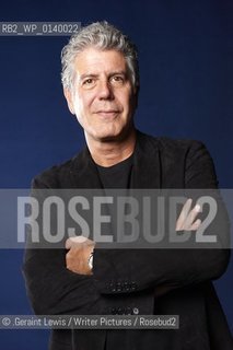 Anthony Bourdain, American chef and writer, at the 2010 Edinburgh International Book Festival. August 28, 2010..©.Geraint Lewis/Writer Pictures/Rosebud2