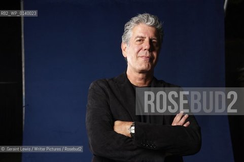 Anthony Bourdain, American chef and writer, at the 2010 Edinburgh International Book Festival. August 28, 2010..©.Geraint Lewis/Writer Pictures/Rosebud2