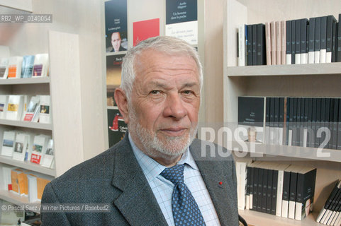 French writer and former police chief Commissaire Robert Broussard at the Salon du Livre (Book Fair) in Paris, March 2006..Copyright©Pascal Saez/Writer Pictures/Rosebud2