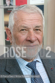 French writer and former police chief Commissaire Robert Broussard at the Salon du Livre (Book Fair) in Paris, March 2006..Copyright©Pascal Saez/Writer Pictures/Rosebud2