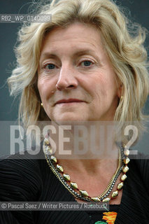 British writer and journalist Rosie Boycott at the Edinburgh International Book Festival 2007. ..Copyright©Pascal Saez/Writer Pictures/Rosebud2