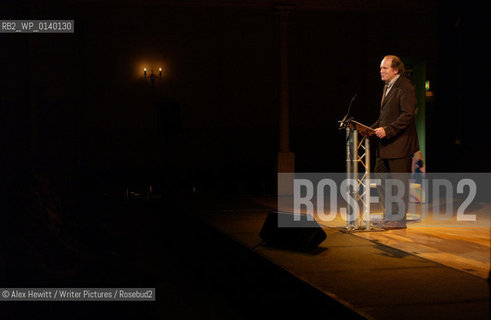 William Boyd reading live at the Queens Hall in Edinburgh as part of The Edinburgh International Book Festival Autumn Season. Introduced by Catherine Lockerbie...Copyright©Alex Hewitt/Writer Pictures/Rosebud2