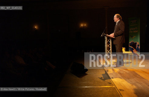 William Boyd reading live at the Queens Hall in Edinburgh as part of The Edinburgh International Book Festival Autumn Season. Introduced by Catherine Lockerbie...Copyright©Alex Hewitt/Writer Pictures/Rosebud2