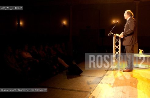 William Boyd reading live at the Queens Hall in Edinburgh as part of The Edinburgh International Book Festival Autumn Season. Introduced by Catherine Lockerbie...Copyright©Alex Hewitt/Writer Pictures/Rosebud2