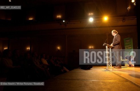 William Boyd reading live at the Queens Hall in Edinburgh as part of The Edinburgh International Book Festival Autumn Season. Introduced by Catherine Lockerbie...Copyright©Alex Hewitt/Writer Pictures/Rosebud2