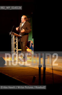 William Boyd reading live at the Queens Hall in Edinburgh as part of The Edinburgh International Book Festival Autumn Season. Introduced by Catherine Lockerbie...Copyright©Alex Hewitt/Writer Pictures/Rosebud2