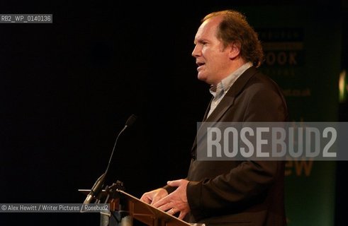 William Boyd reading live at the Queens Hall in Edinburgh as part of The Edinburgh International Book Festival Autumn Season. Introduced by Catherine Lockerbie...Copyright©Alex Hewitt/Writer Pictures/Rosebud2