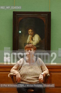 JO BRAND - COMEDIAN / WRITER..PHOTOGRAPHED AT DULWICH PICTURE GALLERY , DULWICH VILLAGE , LONDON...PICTURED LOOKING AT HER FAVOURITE PICTURE IN THE GALLERY, REMBRANDT S GIRL AT A WINDOW...PICTRUE BY KIND PERMISSION OF THE TRUSTEES AND DULWICH PICTURE GALLERY.......copyright©Phil Wilkinson/TSPL/Writer Pictures/Rosebud2