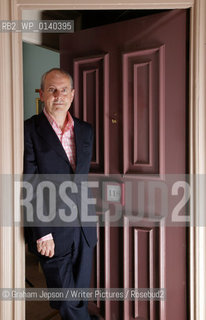 Giles Brandreth in room 118 at the Cadogan Hotel, Knightsbridge, London - the room that Oscar Wilde was arrested in.  Giles is writing a series of books involving Oscar Wilde as the lead character...copyright©Graham Jepson/Writer Pictures/Rosebud2